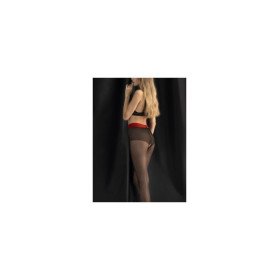 Firelight Collants 20 DEN - Noir et rouge
